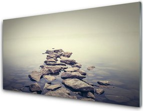 Szkło Ozdobne do Kuchni Skaliste Wybrzeże Nad Wodą