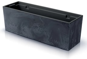 Doniczka ogrodowa 77 x 23,5 x 24,6 cm Urbi Case Beton Effect antracyt PROSPERPLAST