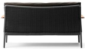 Ciemnoszara sofa ogrodowa Ray – Diphano