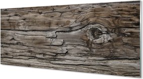 Panel szklany do Kuchni Naturalne Sęki i Słoje