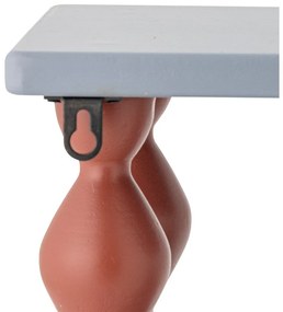 Niebieska wielopoziomowa półka dziecięca 80 cm Bibiola – Bloomingville Mini