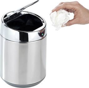 Kosz łazienkowy automatyczny SENSO, stal chromowana