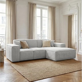 Narożnik rogówka kolor szary Siena