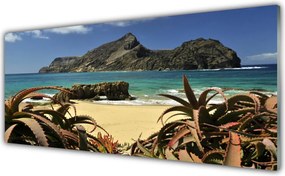 Szkło do Kuchni na Ścianę Skaliste Wybrzeże Oceanu