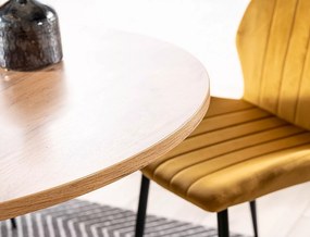 Rozkładany stół jadalniany GASTON 100(135)X100 cm, dekor dąb artisan