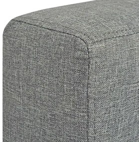 Trzyosobowa jasnoszara sofa loftowa Naxin 4S