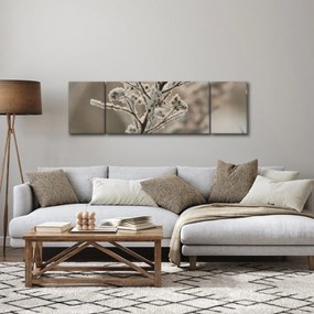Obraz - Roślina w mrozie (170x50 cm)