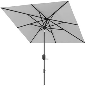 KNIRPS APOLL  BLACK 240 x 240 cm - parasol ogrodowy : Kolor parasola - Jasnoszary