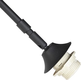 Nowoczesny nowoczesny czarny łuk z marmurową podstawą - XXL