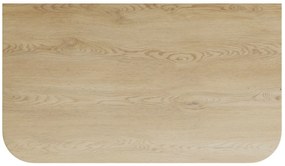 Szafka pod umywalkę nablatową OVALIA CREMONA 2S 80cm dąb cremona z blatem COMAD