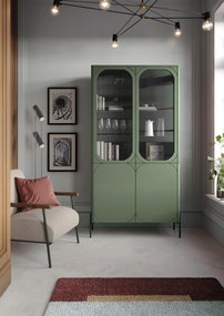 Witryna Sonatia do salonu 100 cm - oliwka