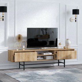 Stolik pod telewizor Matias Oak and Black