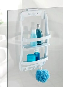 Uniwersalna półka łazienkowa - półka do montowania na kabinie lub drzwiach w łazience, WENKO