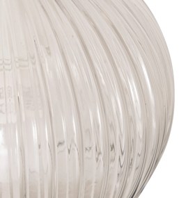 Kinkiet kula KRYS, złoto i szkło, wys. 30 cm