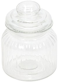 Prążkowany słoik ze szczelną pokrywką, 500 ml