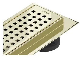 Mexen Flat 360° M08 odpływ liniowy obrotowy 50 cm, złoty - 1525050-40
