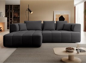 Narożnik ALBIO S Lewostronny z elektryczną regulacją siedziska, funkcja spania, wolnostojący w tkaninie EDEN 20 WERSAL