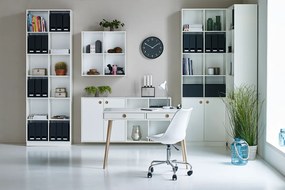 PROMOCJA Biała szafka na buty z klapką PRIMO II jakość
