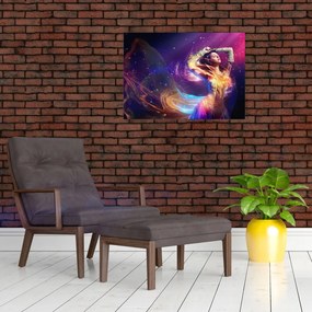 Obraz na szkle mistycznej kobiety (70x50 cm)