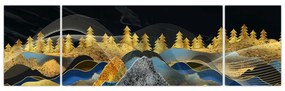 Obraz - Złote Góry (170x50 cm)