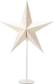 Dekoracyjna gwiazda świecąca z papieru, metalowy stojak, ø 36 cm