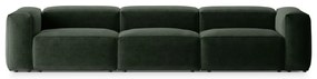 Zielona sofa 364 cm Bergano – Cosmopolitan Design