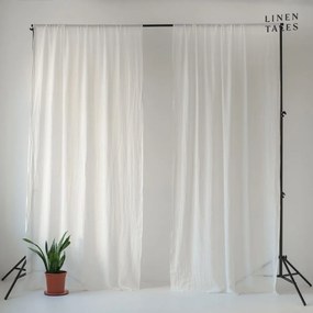 Biała firanka 130x200 cm Daytime – Linen Tales