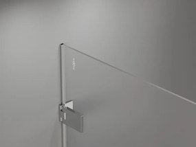 Mexen Lunar-F drzwi prysznicowe składane lewe 75 cm, transparent, chrom - 836-075-000-01-00-L