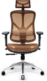 Fotel ergonomiczny Diablo V-Basic, czarno-pomarańczowy