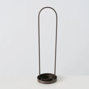Świecznik szklany na tealight ZENOR, 29 cm