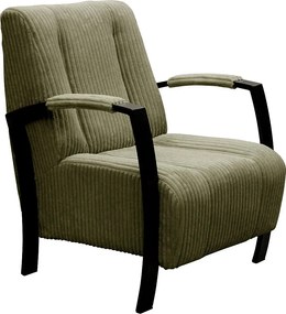 Nowoczesny fotel Looft w kolorze zielonym-ponadczasowy styl