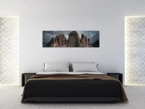 Obraz - Trzy Zęby, Włoskie Dolomity (170x50 cm)