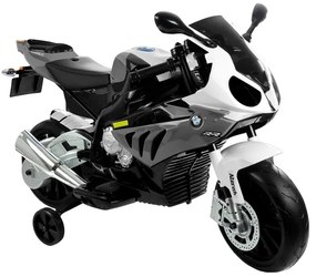 Motocykl motor na akumulator bmw s1000rr srebrny