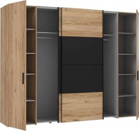 Duża szafa z drzwiami przesuwnymi i uchylnymi Dalate 82411