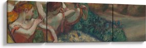 Obraz - Edgar Degas, Four Dancers, reprodukcje (170x50 cm)