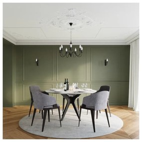 Czarny żyrandolo Sollux Floriano 7