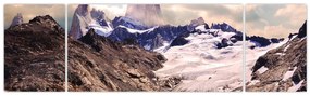 Obraz górskiego jeziora (170x50 cm)