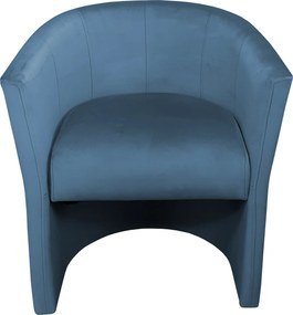 Fotel CLUB tkanina Welur elegancki fotel tapicerowany do salonu i gabinetu : Kolor tkaniny - VELVET - MG33