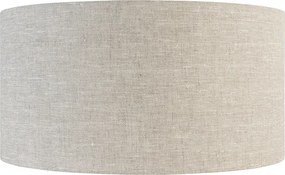 Abażur z tkaniny jasnoszary 50/50/25