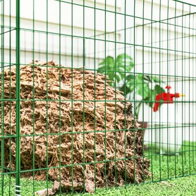 Outsunny Kompostownik 1680 litrów, 270 x 90 x 70 cm, 3-częściowy, szybki kompostownik ze stali, odporny na warunki atmosferyczne zielony