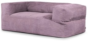 Fioletowy sztruksowy worek do siedzenia Sofa MooG – SLOWDOWN