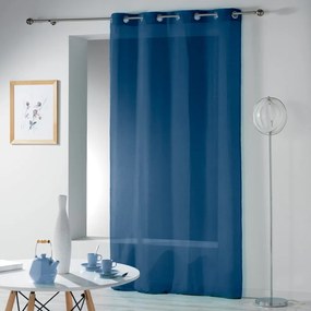 Ciemnoniebieska firanka 140x240 cm Telma – douceur d'intérieur