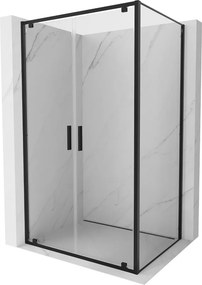 Mexen Exo-BR Duo kabina prysznicowa uchylna 80 x 100 cm, transparent, czarna - 8182-080-100-70-00