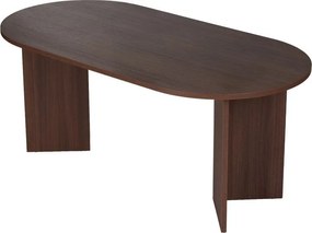 Stół w dekorze orzecha 89,5x180 cm Sablin – Kalune Design
