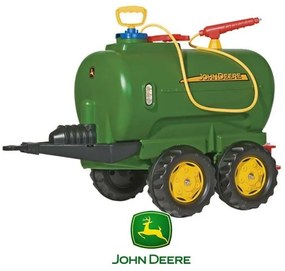Rolly toys rollytrailer cysterna 10 l john deere dwuosiowa + pompka
