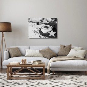 Obraz na szkle - Zimowe cappuccino (70x50 cm)