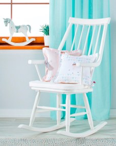 Fotel bujany Henry white