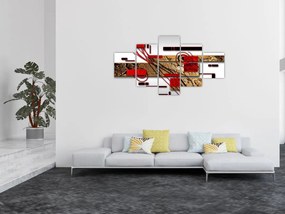 Obraz abstrakcji (125x70 cm)