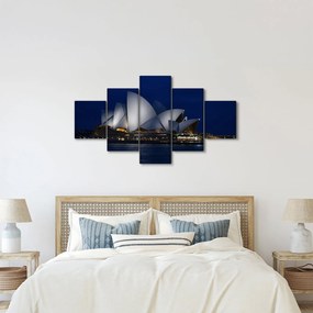 Obraz Sydney w nocy (125x70 cm)