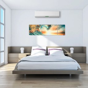 Obraz - Fala (170x50 cm)